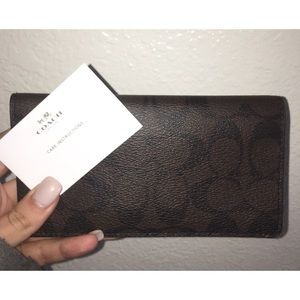 COACH Checkbook Holder/Wallet